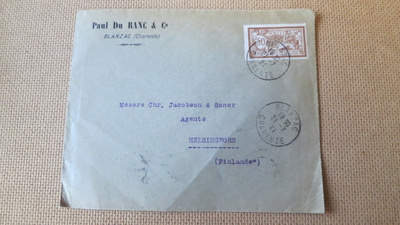 Ranska: vintage postilähetys