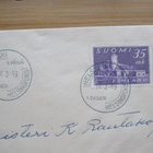 35 mk Olavinlinna FDC-kuori 1949 Poriin - pikkukuva 2
