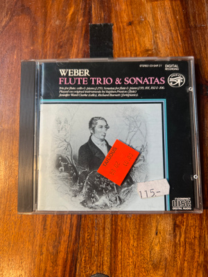 Carl Maria Von Weber - Flute Trio And Sonatas cd