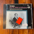 Carl Maria Von Weber - Flute Trio And Sonatas cd - pikkukuva 1