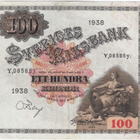 Ruotsi: 100 Kruunua 1938, kl.5 - pikkukuva 1