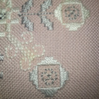 Vanha roosa hardanger liina 24x24cm - pikkukuva 4