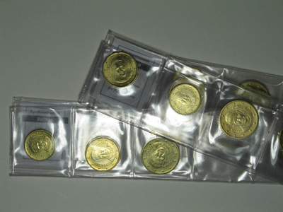 2015 VATIKAANI 10c + 20c + 50c UNC