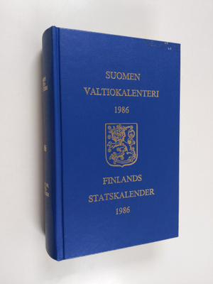 Suomen valtiokalenteri 1986 = Finlands statskalender 1986