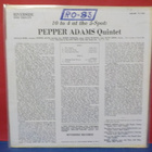 PEPPER ADAMS QUINTET - 10 TO 4 AT THE 5 SPOT EX/EX LP - pikkukuva 2