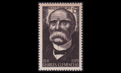 Ranska 931 ** Poliitikko Georges Clemenceau (1951)