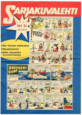Sarjakuvalehti 21/1957 jättikoko
