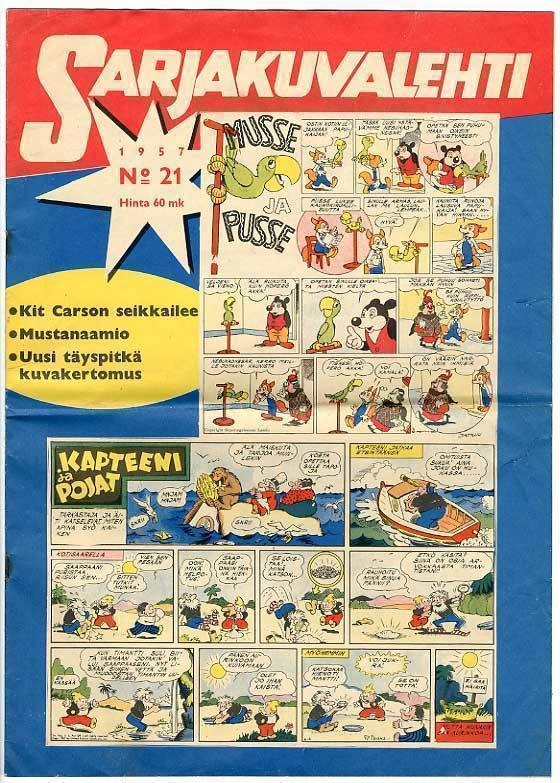 Sarjakuvalehti 21/1957  jättikoko
