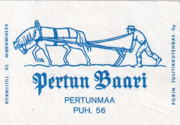Pertunmaa, Pertun Baari, hevonen, maatyö 2/14