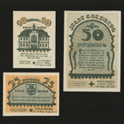 Saksa Notgeld 10, 25, 50 Pfg, Goldberg 1922 - pikkukuva 2