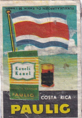 Paulig. Costa Rica, kaneli.  Lippu , s78