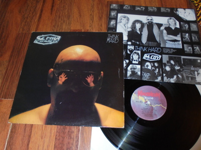 McCOY - Think Hard - LP 1984 hard rock EX-