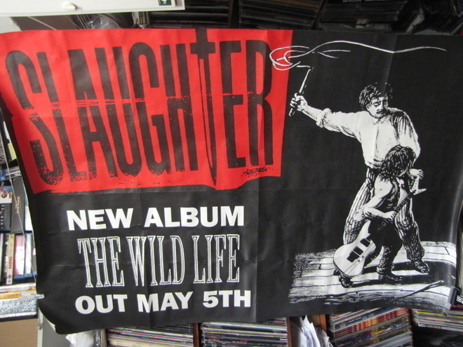 SLAUGHTER - THE WILD LIFE ISO PROMOJULISTE VUODELTA 1992