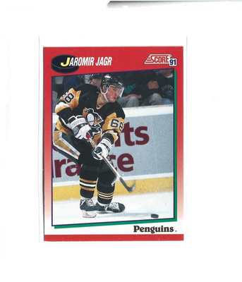 JAROMIR JAGR - 1991-92 SCORE CANADIAN # 98