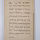 Aarne Palkki : Yksinäinen lintu : runoja - pikkukuva 2
