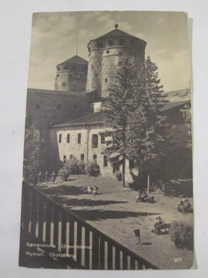 VANHA Postikortti Savonlinna 1933