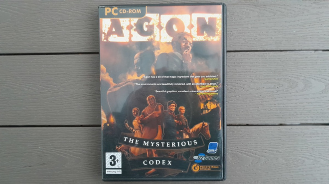 PC CD: AGON - The Mysterious Codex peli (2004)