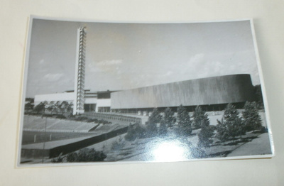 Helsinki, Stadion, vanha mv valokuvapk, ei p.