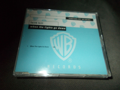 CDM FAITH HILL ** WHEN THE LIGHTS GO DOWN **