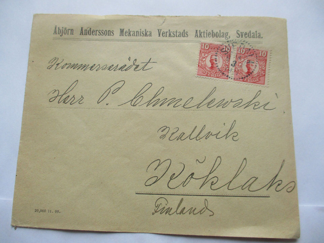 1909 Ruotsi kuori Espooseen