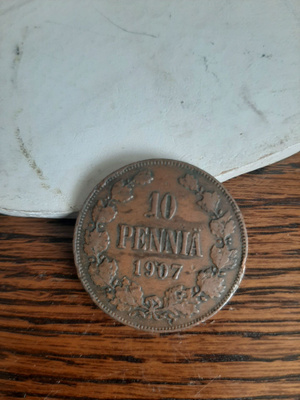 10 Penniä 1907