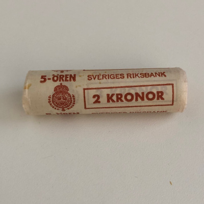 Ruotsi 5 Öre 1983 kolikkorulla