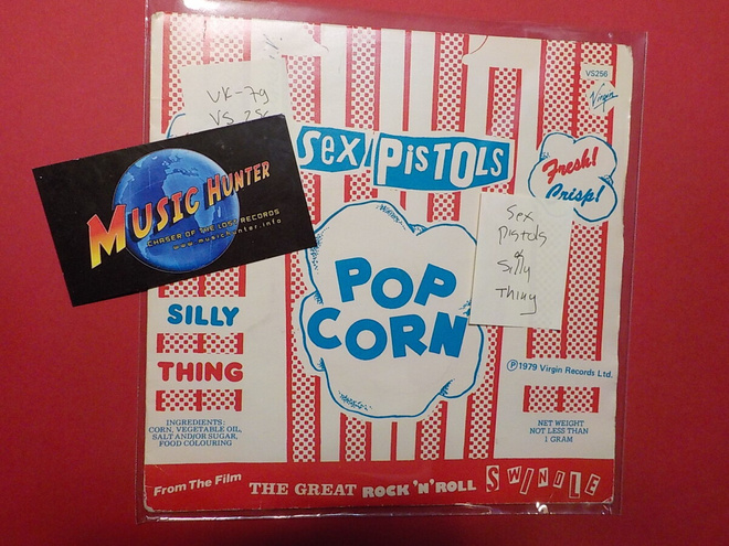 SEX PISTOLS - SILLY THING  VG+/EX- 7'' SINGLE
