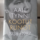 Aale Tynni - Kootut runot 1938-1987 (sid.) - pikkukuva 1