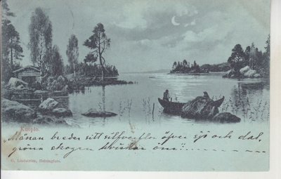 Kuopio kuutamokortti 1901 lähetetty