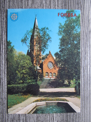 FORSSA.....kirkko + vaakuna.