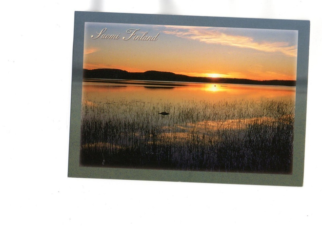 "°KESÄINEN AURINGONLASKU°" -KORTTI /M.Wiik