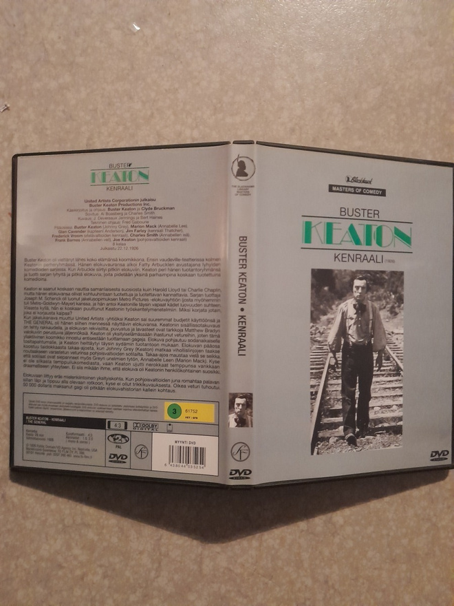 Kenraali dvd,buster keaton
