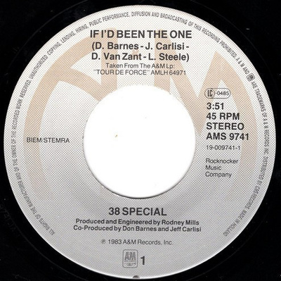 38 SPECIAL - IF ID BEEN THE ONE