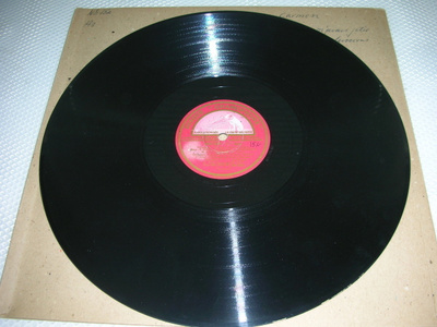 Vanha savikiekko  rpm 78 Lp