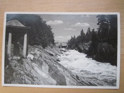 VANHA Postikortti Imatra 1955