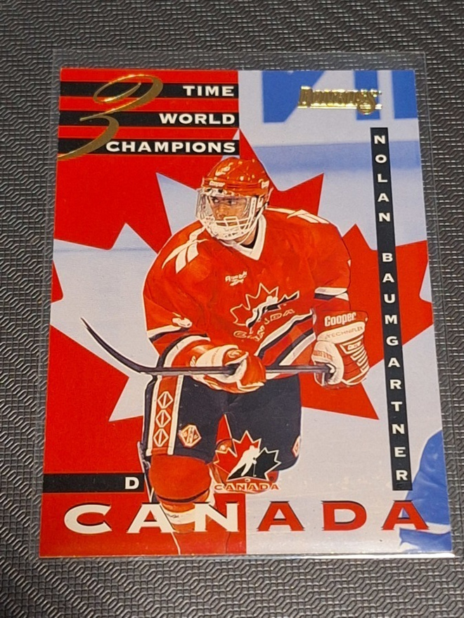 1995-96 Donruss Canadian World Junior Team Nolan Baumgartner