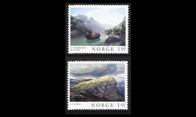 Norja 681-2 ** Norjan maalaustaiteen klassikkoja (1974)