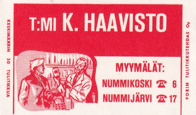 Nummikoski, Nummijärvi, T:mi K. Haavisto  b578