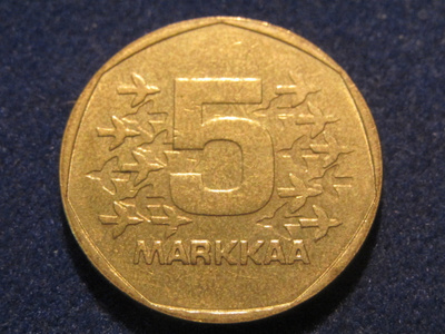 5 markkaa 1972