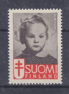1953 TUB joulumerkki postituoreena.