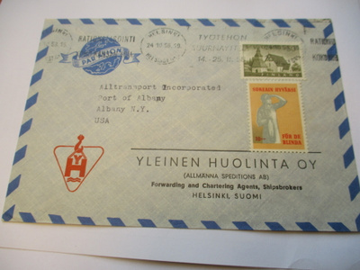 1958 Hki lentopostikuori USAan