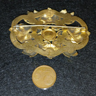 ANTIQUE NOUVEAU Vintage Art Deco rintakoru solki kivillä - pikkukuva 4