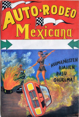 Mainosjuliste: Auto-Rodeo Mexicana