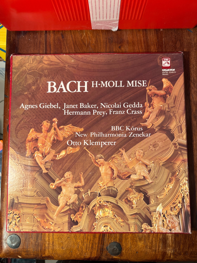 J. S. Bach - H-Moll Mise 3 x lp boksi