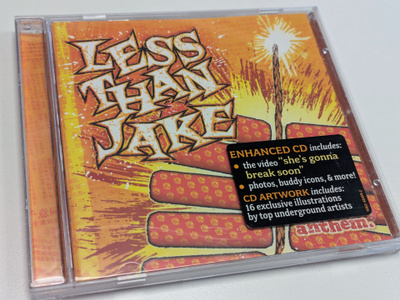 Less Than Jake - Anthem (CD+2) MINT!!