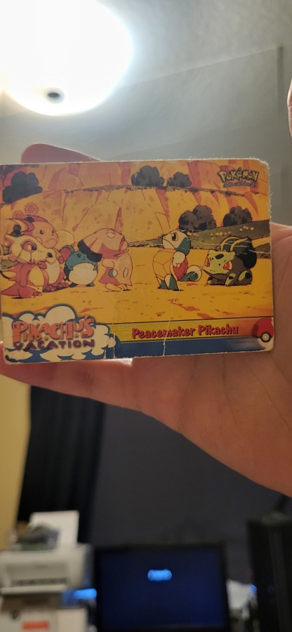 Topps Pokemon Card PIKACHU'S VACATION Peacemaker Pikachu