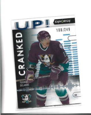 TEEMU SELÄNNE - CRANKED UP - BLUE  -  num 108/249