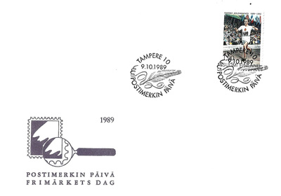 Suomi 1989, Johannes Kolehmainen FDC