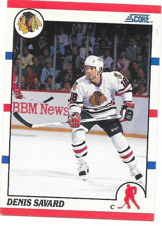 1990-91 Score #125 Denis Savard Chicago Blackhawks