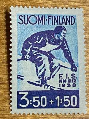 F.I.S . LAHDEN HIIHTOKISAT 3,50MK+1,50MK**